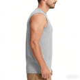 thumbnail image 3 of Cmfcve Men's Muscle Shirt Gray Sleeveless Compression Athletic T-Shirt Quick Dry Silky Workout Gym Tank Top Running Football Training Tee Undershirt, 3 of 6
