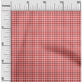 thumbnail image 2 of oneOone Polyester Spandex Red Fabric Checks Sewing Fabric By The Yard Printed Diy Clothing Sewing Supplies 56 Inch Wide, 2 of 4