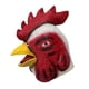 thumbnail image 1 of Máscara de cabeza de pollo de resina realista con forma de gallo en 3D para Halloween, 1 of 3