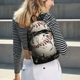thumbnail image 5 of Rocae Baseball Breaking Glass for Canvas College Laptop Backpack for Men Women -Small, 5 of 5