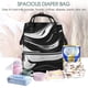 thumbnail image 5 of Easygdp Abstract Black White Swirls para Bolsa de Bebé de Gran Capacidad con Múltiples Bolsillos, Bolsa de Pañales para Padres, Bolsa de Viaje Organizada y Elegante, 5 of 6