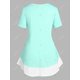 thumbnail image 2 of Camiseta Swing Talla Extra Color Bloque Rosegal  Camisetas tallas grandes, 2 of 5