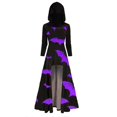 thumbnail image 2 of Suéter suelto de Halloween para mujer, abrigo de gran tamaño, vestido Retro, elasticidad con capucha Fridja yut1836, 2 of 5