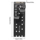 thumbnail image 2 of SFF-8643 a M.2 U2 Establezca NGFF M-Key para Slimline SAS NVME PCIe apto para placas base, 2 of 9