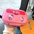 thumbnail image 1 of Sanrio-fiambrera de Hello Kitty, caja de almuerzo de acero inoxidable, Kawaii, My Melody, Kuromi, Cinnamoroll, almacenamiento de alimentos portátil para estudiantes xuanjing unisex, 1 of 2