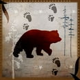 thumbnail image 2 of LightBoxJournal 15x15 White Modern Wood Framed Museum Art Print Titled - Moose Tracks Bear, 2 of 4