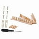 thumbnail image 3 of 3 Piezas Telar Mini Tejido Manta Gruesa Tablero Tejido Manual Ganchillo DIY Marco Madera Tejido Artesanal Expansible Apto para Adultos Principiantes, 3 of 7