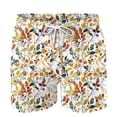 thumbnail image 4 of Rvwovn Men's Graphic Swim Trunks - Beach Lounge Swimming Surfing Shorts with Drawstring Waist, 4 of 4