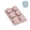 Pink, variant on Sunflower Silicone Mold – 6 Cavity Flower Chocolate Candy Mold, Soap Resin Wax Melt Mold, Nonstick Baking Mold