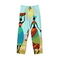 thumbnail image 4 of Xecao African Women Men's Straight Lounge Pajama Pants: The Ultimate in Comfortable Sleepwear, 4 of 9