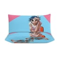 thumbnail image 3 of 2D Song Gorillaz 3 Pieces Bedding Set Double Sided Printing Soft Comforter Sets Decor Bedroom Gifts With 1 Duvet Cover 2 Pillowcases, 3 of 8