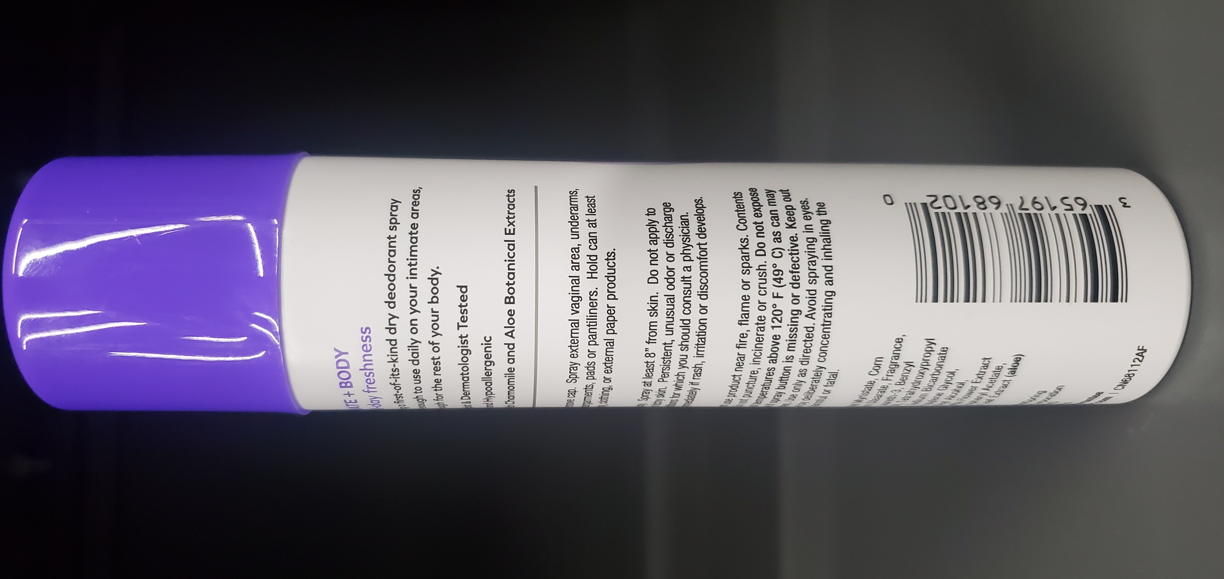 FDS Feminine Deodorant Spray, Baby Powder Scent 2 oz - image 4 of 5
