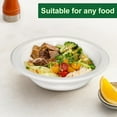 thumbnail image 6 of 125 Pack 12oz Paper Bowls Heavy-Duty,Disposable Bowls for Hot Soup,Biodegradable Compostable Bagasse Paper Bowls, 6 of 8