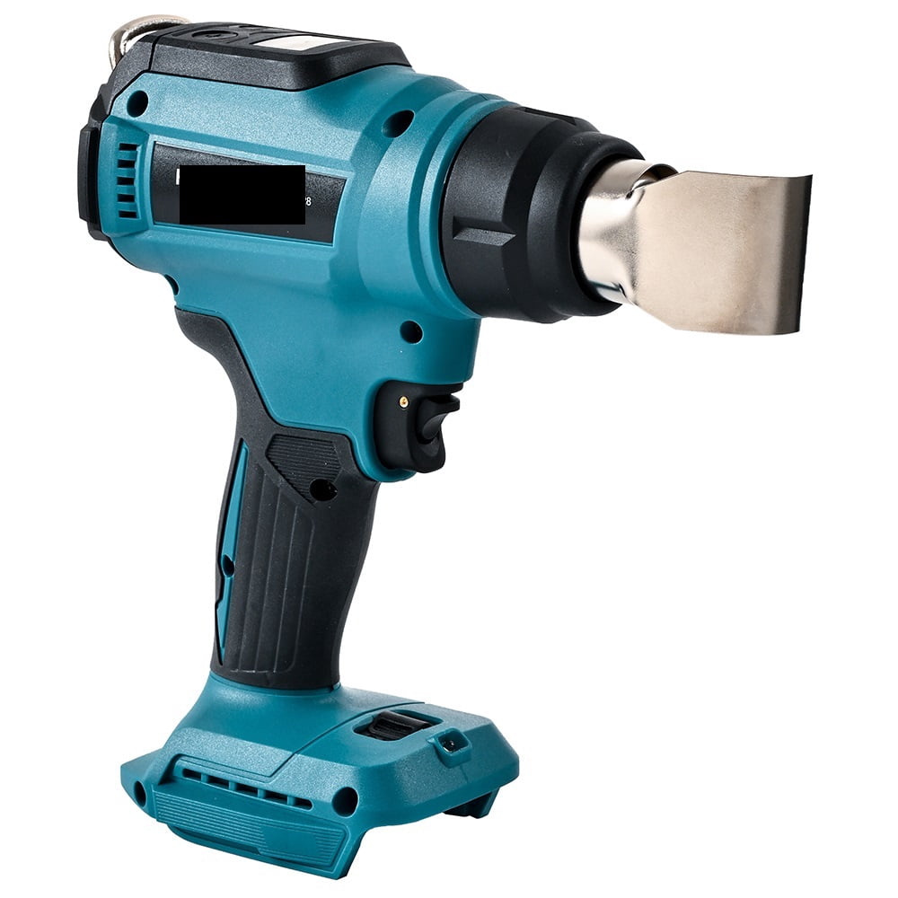 18V Heat Gun Shrink Wrapping Tool Hot Air Gun Air Dryer Soldering Thermal Blower with LED display, Tool only, No battery ,Variable Temperature