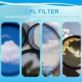 thumbnail image 4 of ERDS-55mm Circular Polarizer Filter, Double Sided Multi-Layer Coatings Polarizing Filter with Cleaning Cloth for Camera Lens, 4 of 4