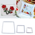 thumbnail image 3 of Embroidery Hoop Clip Handhold Square Plastic Stitch DIY Sewing Tools - 15.2cm, 3 of 8