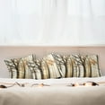 thumbnail image 4 of Ambesonne Autumn Throw Pillow Cover 4 Pack, Tree in Abstract Woods, 18", Orange Brown, 4 of 5