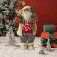 thumbnail image 5 of 12-Inch Santa Claus Doll, Standing Santa Figurine, Colorful Christmas Decorations, Gift for Holiday Decor, 5 of 5