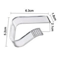 thumbnail image 3 of Teissuly Plastic Tablecloth Clips, Transparent Clear Table Cloth Clips 4 Pcs Table Cloth Holder Clear Table Clips Tablecloth Cover Clamp for Picnic Weddings Home Camping Restaurant Outdoor, 3 of 9
