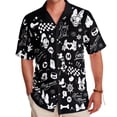 thumbnail image 2 of Disney Mickey And Friends Checkered Hawaiian Shirt, Mickey Minnie Daisy Shirt Short, Disney Summer Button Up Shirt, Disneyland Hawaii Tee, 2 of 6