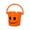 Orange1, variant on SIguan,1PCS Halloween Portable Pumpkin Bucket Plastic Pumpkin Trick or Treat Bucket Halloween Candy Bucket Jack O Lantern Bucket Halloween Party Supplies Orange2 7.08*5.7''