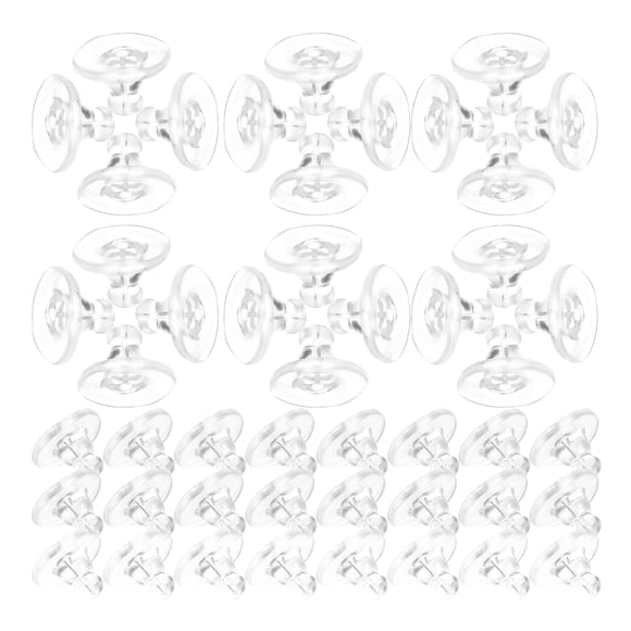 WASHWEPE 500Ud Protecciones Transparentes Para Aretes De Silicona Seguras Y Duraderas Para Uso Con Pendientes