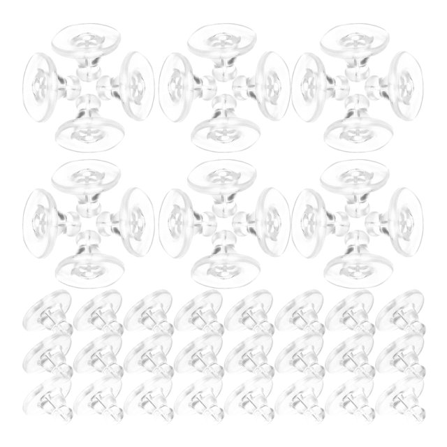 WASHWEPE 500Ud Protecciones Transparentes Para Aretes De Silicona Seguras Y Duraderas Para Uso Con Pendientes