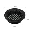 thumbnail image 2 of Grille d'Aération Ronde en Acier Inoxydable 70-200mm Protection contre les Insectes Outil de Ventilation pour Mur Extérieur Maison, 2 of 8