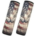 thumbnail image 2 of ALAZA Wolf and Flag Car Seat Belt Adjuster Neck Covers Shoulder Cushions Pads S, 2 of 8