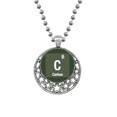 thumbnail image 1 of C - elemento químico ciencia Collares Colgante Retro Moon Stars Jewelry Unbranded M, 1 of 3