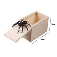 thumbnail image 4 of Juguete de caja de miedo de broma de araña artificial Juguete de truco impactante inofensivo de Halloween Tmvgtek Oficina Multiescena Multifunción, 4 of 4