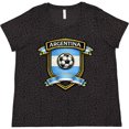 thumbnail image 3 of Inktastic Argentina Soccer Emblem Women's Plus Size T-Shirt, 3 of 5