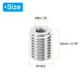 thumbnail image 2 of Unique Bargains Adaptateurs de Filetage Manchon Réducteur Écrou 6 Pcs M16x2 Mâle à M8x1.25 Femelle Écrou de Réparation 20mm, 2 of 7