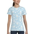 thumbnail image 4 of Honeii Cute Bunny Print Kids Boy T-Shirt,Breathable Round Neck Tee,Stylish Summer Tee for Boys, for Outdoor Activities and Casual Wear, 4 of 7