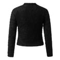 thumbnail image 5 of GigrtiJin Women's Turtleneck Sweaters Casual Solid Color Slim Crop Pullover Tops Fashion Comfy Casual Blouses, 5 of 7