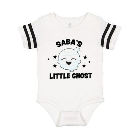 

Inktastic Cute Saba s Little Ghost with Stars Gift Baby Girl Bodysuit