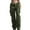 AA--Army Green, variant on QIUOMBBP Low Rise Baggy Cargo Jeans Women Straight Leg Streetwear Denim Pants with Pockets Trendy Y2K Boyfriend Pants, Army Green, L