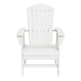 thumbnail image 6 of WestinTrends Dylan Outdoor Dining Chair – All-Weather Poly Lumber Adirondack Patio Chair, High Back, 330 lb Capacity, White, 6 of 14