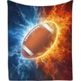 thumbnail image 1 of LHSHID Softball Gifts Blanket Cool Fire and Ice Softball Blanket Softball Gifts for Girls Softball Lovers Gifts Softball Team Gifts Girls Softball Gifts Softball Ideas 60x80in, 1 of 6