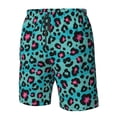 thumbnail image 4 of Fotbe Leopard 1 Trajes de Baño Estampados para Hombre, Shorts de Verano de Secado Rápido, Ropa de Playa, Bañadores-Large, 4 of 6