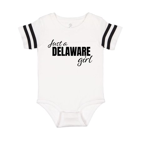 

Inktastic Just a Delaware Girl Born and Raised Gift Baby Girl Bodysuit