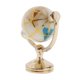 thumbnail image 4 of Globo terráqueo en miniatura para casa de muñecas a escala 1:12, decoración Blanco, 4 of 9