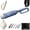 Blue, variant on Creative Ring Buckle Umbrella – Windproof Reinforced Auto Open/Close, Reverse Folding, Rain & UV Protection, Reflective Strip, Portable for Travel