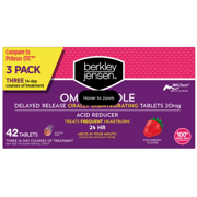 Berkley Jensen 20mg Omeprazole Orally Disintegrating Acid Reducer Tablets, 42 ct