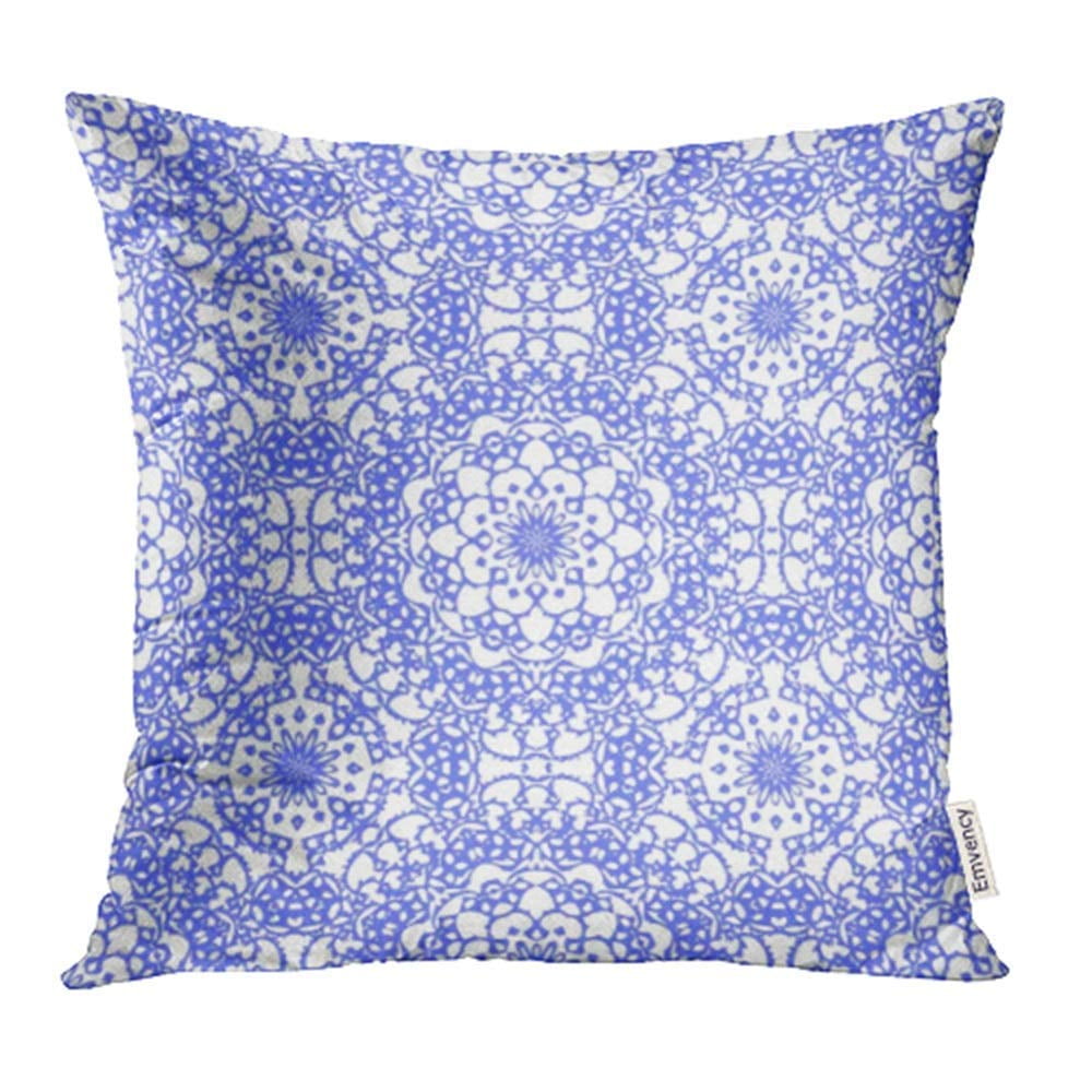 EREHome Abstract Lace Doily Ornamental Floral Pattern Wedding Embroidery Crafts Elegant Pillow Case Pillow Cover 20x20 inch Throw Pillow Covers Walmart