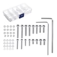 thumbnail image 1 of DEBGFS Headshell Cartridge Mounting Kit Turntable Stainless Steel Screws Nuts Compact, 1 of 3