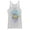 White Heather, variant on Women's Aladdin Vintage 3 Wishes  Racerback Tank Top White Heather X Small