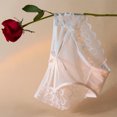 thumbnail image 2 of Zpanxa Panties for Women, Women's High Waist Lace Underwear Floral Design Elastic Briefs Comfortable Breathable Tummy Control Panties, 2 of 4