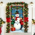 thumbnail image 1 of Christmas Door Cover Santa Claus Design, Festive Holiday Door Curtain, Durable Polyester Decor for Home Entrance, Wall, Table Party Decoration, Easy to Install for Christmas Party Decor 35 X 71 Inch, 1 of 7