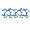 thumbnail image 4 of Tensor de cuerda de 3 agujeros, ajustadores de ajuste de cable de línea Guy para tienda de campaña, senderismo, mochilero, actividad al aire libre, azul, 4 of 12